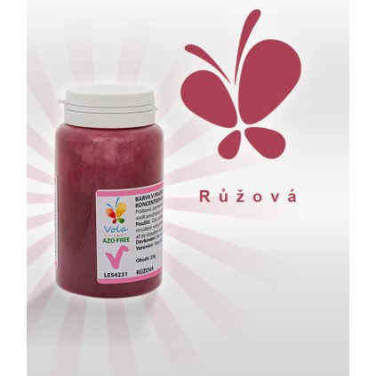 111968 barva v prasku extra koncentrovana af ruzova e162 25 g kelimek