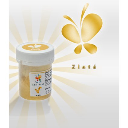 173699 barva v prasku perletova af zlata 5 g kelimek