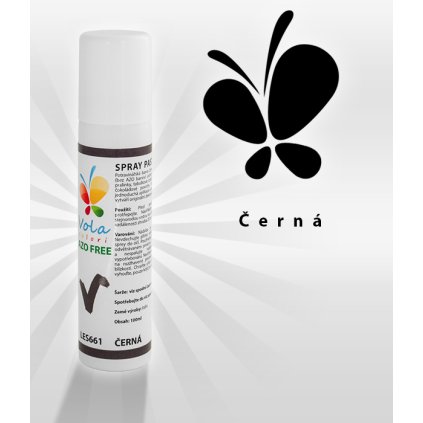 4001 barva ve spreji pastelova na cokoladu af cerna 100 ml sprej
