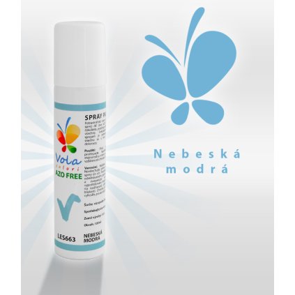 4004 barva ve spreji pastelova na cokoladu af nebeska modr 100 ml sprej