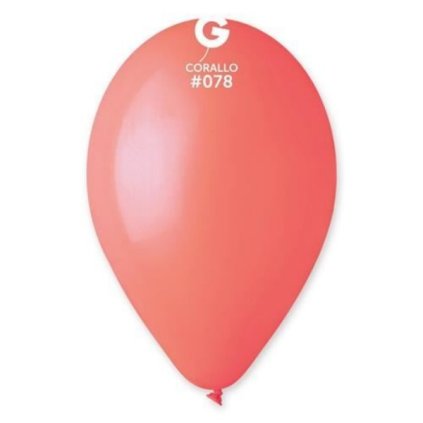 Balonky 30 cm - Korálová červená 100 ks  /BP
