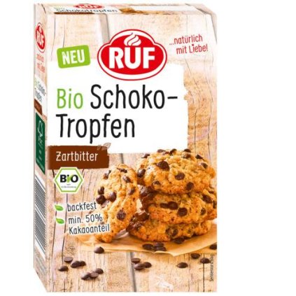 223841 bio cokoladove kapky 100g 50 kakaa ruf