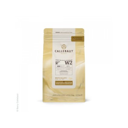 Callebaut W2 čokoládové pecičky bílé