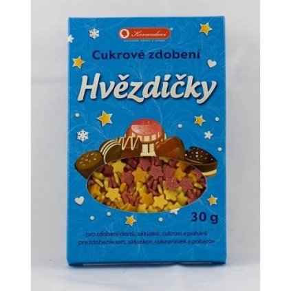223778 cukrove zdobeni hvezdicky 30g