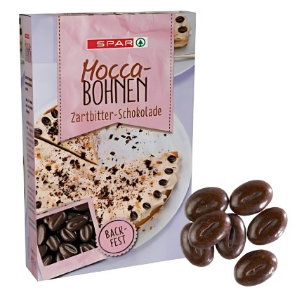 Čokoládová dekorace - Kávová zrna 75g