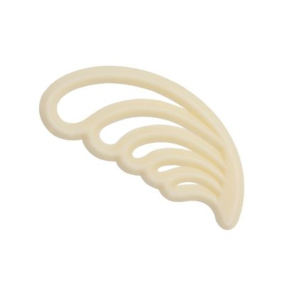 117749 cokoladove filigrany pirko v 5 4 cm bile 450 ks bal 590g