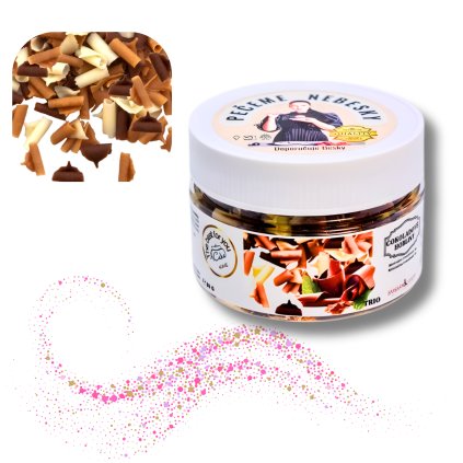 Čokoládové hobliny TRIO (80 g)