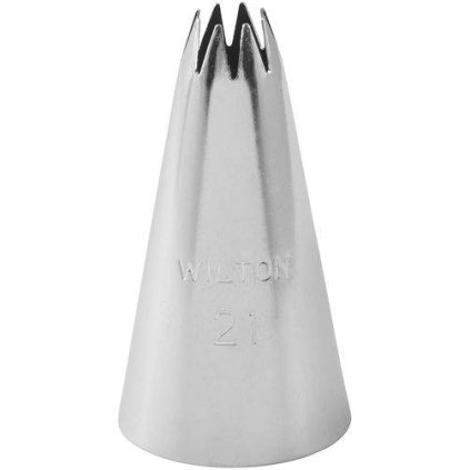 206162 dekoracni spicka open star tip 21 crd wilton
