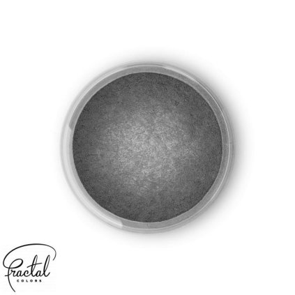 91499 1 dekorativni prachova perletova barva fractal dark silver 2 5 g
