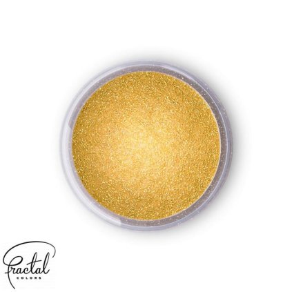 91448 1 dekorativni prachova perletova barva fractal sparkling gold 3 5 g