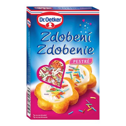 Dr. Oetker Zdobení pestré 80 g