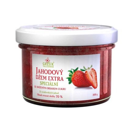 124487 1 dzem jahodovy extra specialni 200g gresik