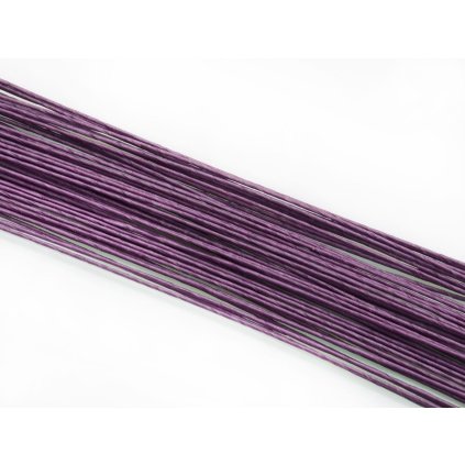 Fialové, cukrářské floristické drátky 0,812 mm Cake Masters, 50 ks 24G