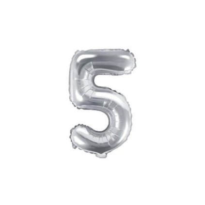 0009642 foliova cislice stribrna 5 35 cm 600