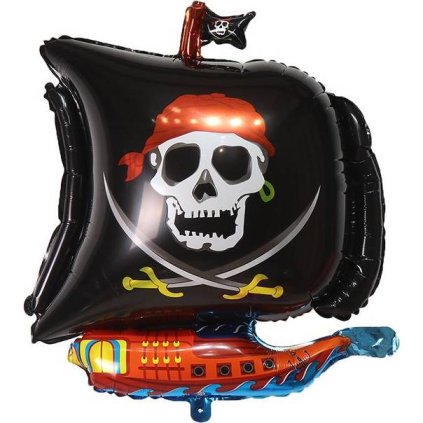 322612 foliovy balonek piratska lod 67x53cm cakesicq