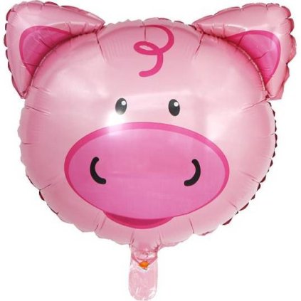 322576 foliovy balonek prase 55x55cm cakesicq