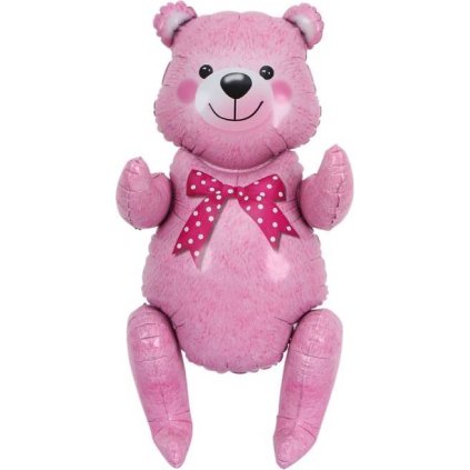 322627 foliovy balonek ruzovy medvidek 81 5cm cakesicq