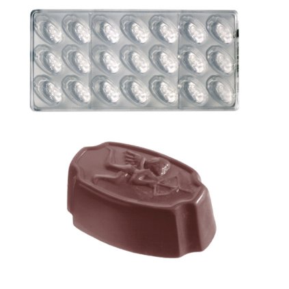 15317 forma na pralinky amorek 15g 3x7 tvaru forma