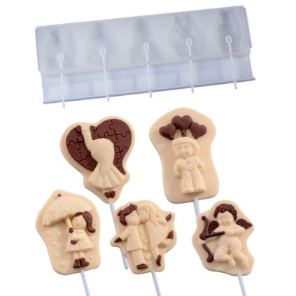 16505 forma s drzadlem na coko lizatka lolli pop valentyn 5 tvaru forma