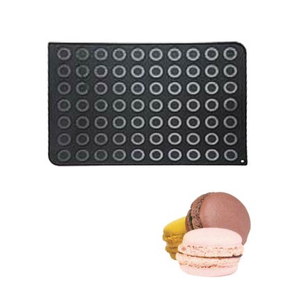 10145 forma silikonova 70 ks makronky prum 4cm