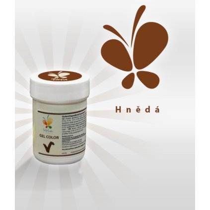4124 gelova barva hneda 30 g kelimek