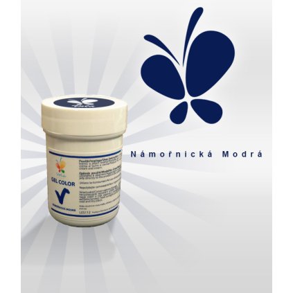 4136 gelova barva namornicka modra 30 g kelimek