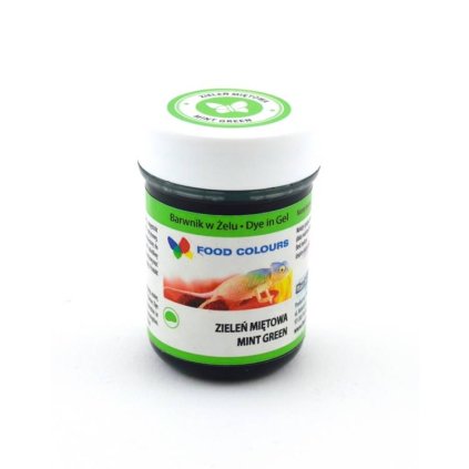 46418 food colours gelova barva mint green mentolove zelena 35 g