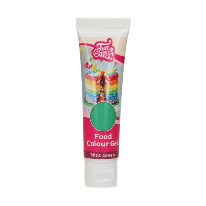197312 gelova barva mentolove zelena 30g funcakes