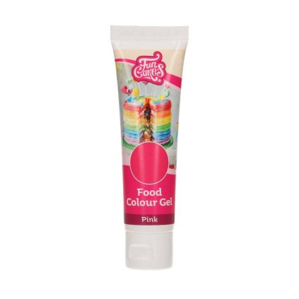 205805 gelova barva ruzova 30g funcakes