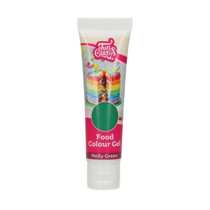 205826 gelova barva zelena cesmina 30g funcakes