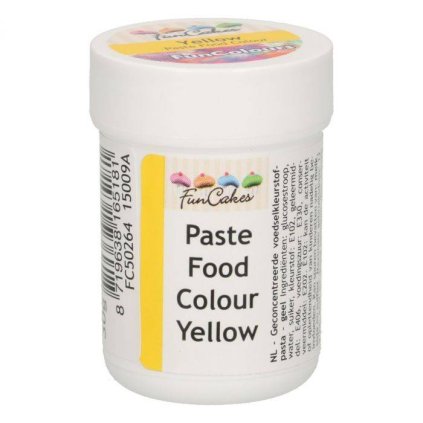 203816 gelova barva zluta 30g funcakes