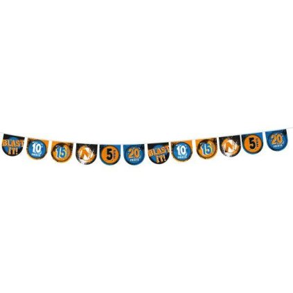 157484 girlanda nerf 1400 x 17 cm amscan
