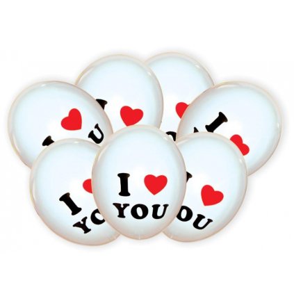 7 balonky s napisem i love you b29 20180403174544901397577