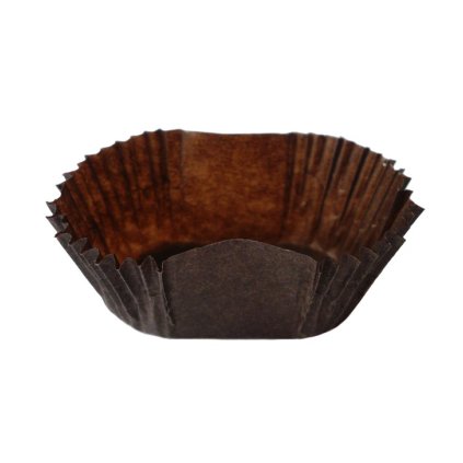 Košíček papírový ovál 45x25, v.20mm (hnědý) 1000 ks/bal