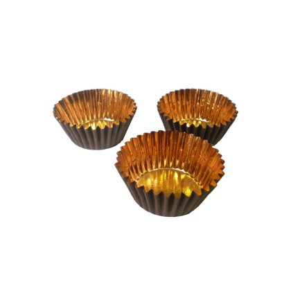 5672 kosicek papirovy prum 35 v 20mm hnedy uvnitr zlaty 400 ks bal