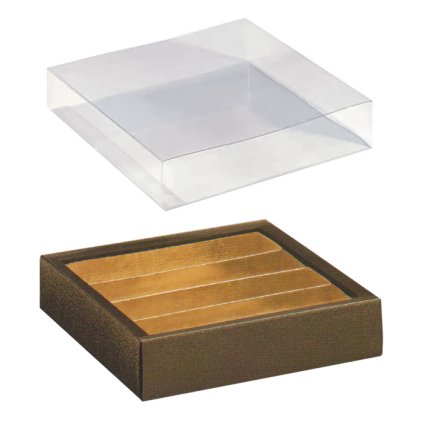 6284 krabicka rozdelovac v 25mm obal plast 145x145 kuze hneda 10 ks bal