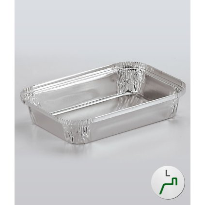 7469 miska alu hranata typ l 560ml 170x120 v 30mm 50 ks bal