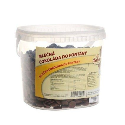 296957 mlecna cokolada do fontany 2kg kovandovi