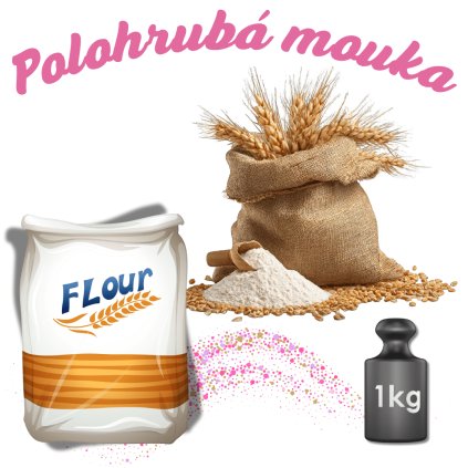 Mouka polohrubá 1 kg
