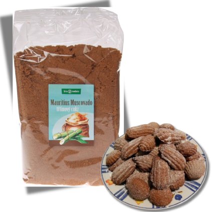 Moučkový hnědý cukr, třtinový 1kg
