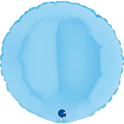 295781 nafukovaci balonek kulaty 46cm svetle modry grabo