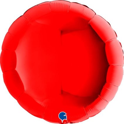 322279 nafukovaci balonek kulaty 91cm cerveny grabo