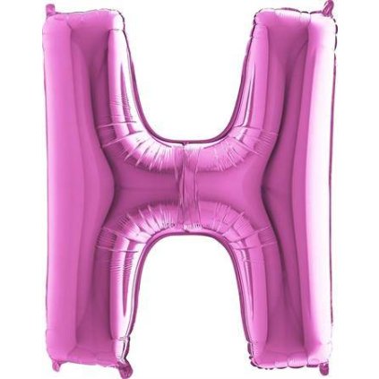 294971 nafukovaci balonek pismeno h ruzove 102 cm grabo