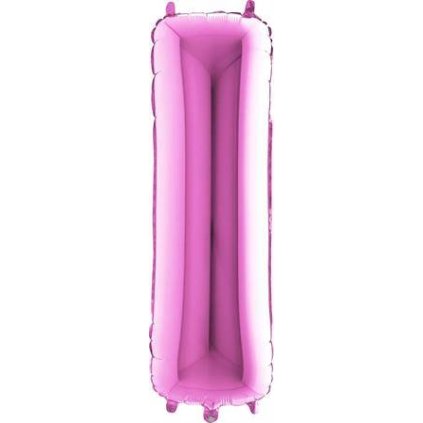 Nafukovací balónek písmeno I růžové 102 cm - Grabo