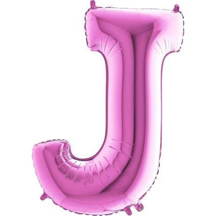 294983 nafukovaci balonek pismeno j ruzove 102 cm grabo