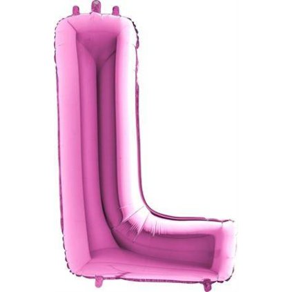 294989 nafukovaci balonek pismeno l ruzove 102 cm grabo
