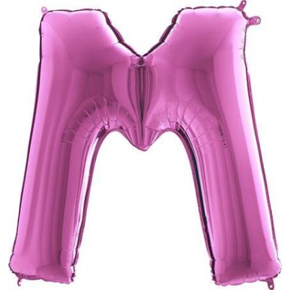 296237 nafukovaci balonek pismeno m ruzove 102 cm grabo