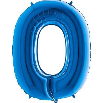 Nafukovací balónek písmeno O modré 102 cm - Grabo