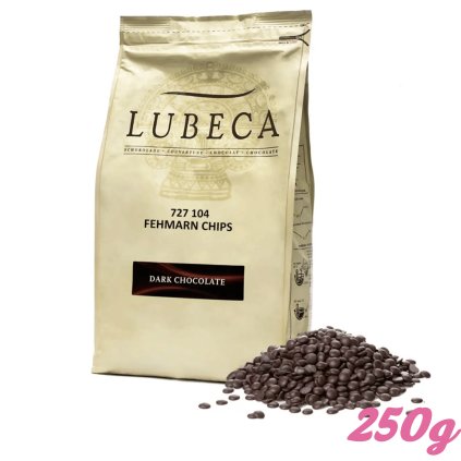 Německá pravá tmavá 60% čokoláda 250g v dóze s vanilkou