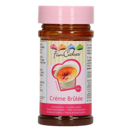 205223 ochucovaci pasta creme brulee 100g funcakes